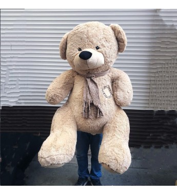 Медведь плюшевый в шарфе 130 см ...