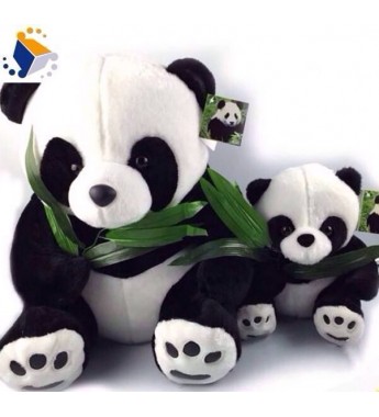 Панда с бамбуком муз. 36 см