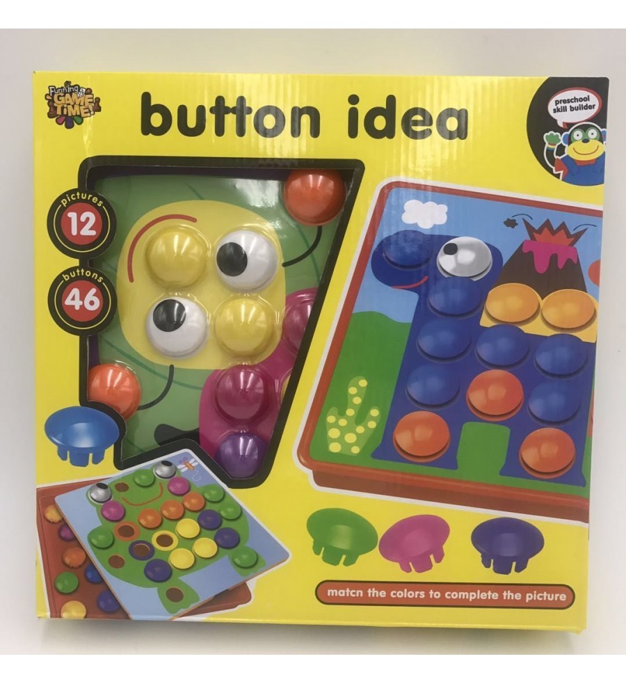 Мозаика для малышей Button Idea 21.5*48*3см