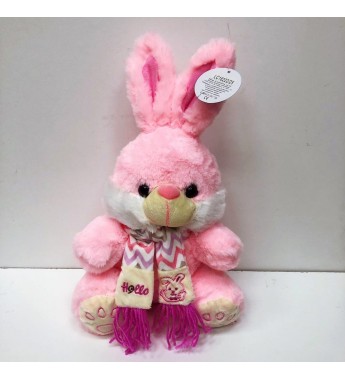Заяц с шарфами 28 см (цена за 2 шт )